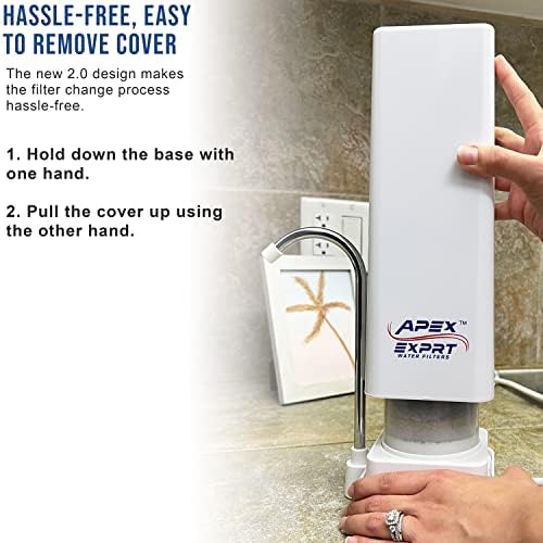 APEX EXPRT MR-1060 Countertop, 5-Stage Water Filter with Mineral pH Alkaline Technology – Easy Install Faucet Filter – Reduces Heavy Metals, Bad Taste, and 99% of Chlorine – Enhances Water Quality - Image 6