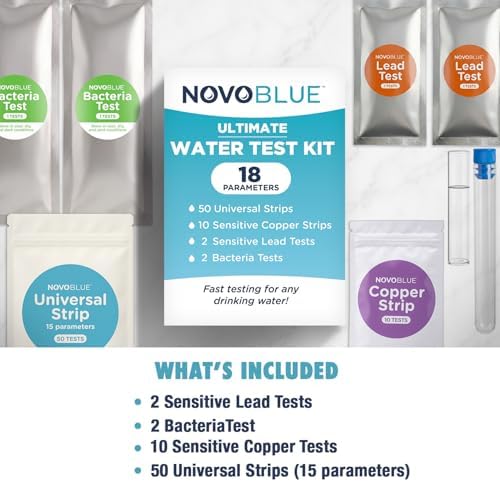 18-in-1 Drinking Water Test Kit with Sensitive Lead & Copper Tests - Image 2
