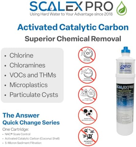 The Answer 12” Hard Water Scale Prevention Filter – Salt-Free NAC Technology Stops & Removes Scale Up to 26 Grains, Removes Chlorine & Other Common Municipal Water Chemicals, 7500 Gallons - Image 6