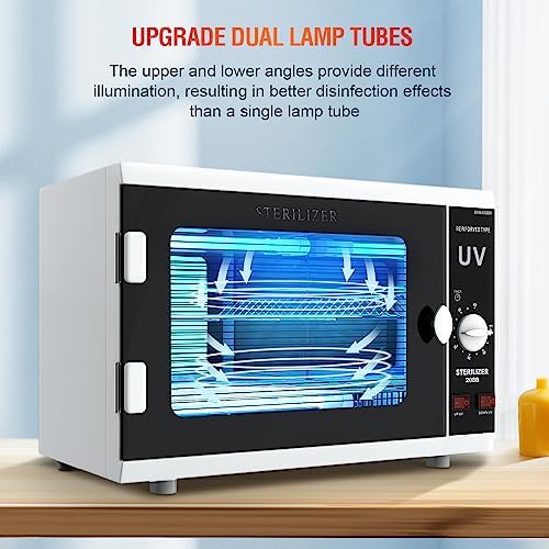 UV Sanitizer Cabinet. Dual Lamp UV Light Sanitizer Box with Timer Setting, Suitable for Cleaning of Various Items - Image 2