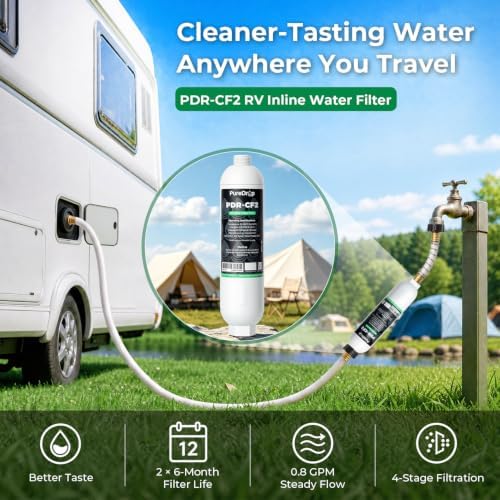 PureDrop PDR-CF2 RV Inline Water Filter Value Pack with 2 Filters - Image 2