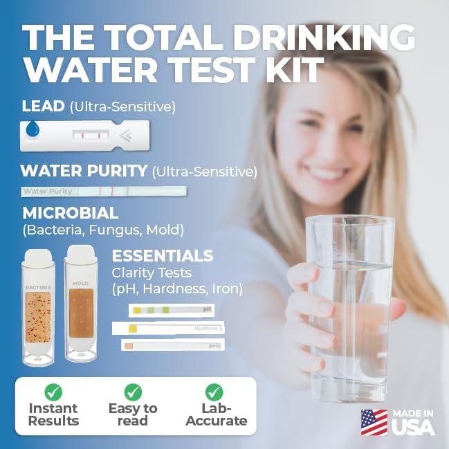 Drinking Water Test Kit, Detekt (USA) DIY for Lead, Bacteria, Mold & pH - Image 2