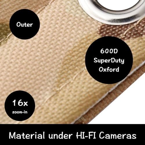 Urby 5 Layer Sprinkler Covers for Outside, Back Flow Covers for Winter Freeze and Intense Sun Protection, Outdoor Pipe Insulation Cover. [Sand Camo Color] 24x30in - Image 5