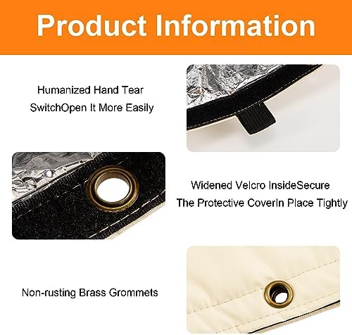 Beige 16x20in Well Head & Pump Cover - Protects from Snow & Sun - Image 4