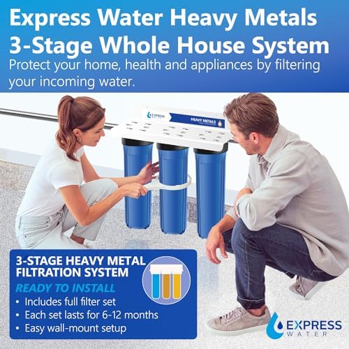 Whole House Water Filter System| Heavy Metal| 3 Stage Water Purifier Whole Home, Top-Tier Heavy Metal Filter Produces Overachieving H2O, Specially Targets Lead, Arsenic, Chromium, Reduces Chlorine - Image 2