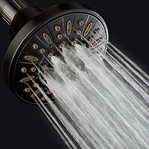 AquaDance for California - Oil Rubbed Bronze High Pressure 6-Setting 4" Shower Head – Angle Adjustable, Anti-Clog Showerhead Jets, Tool Free Install-USA Standard Certified-Top U.S. Brand – 1.8 GPM - Image 6