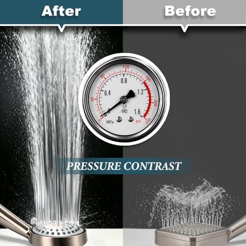 YOO.MEE High Pressure Handheld Shower Head, Power Boost Resists Low Flow - Image 5