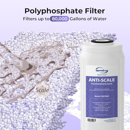 iSpring F3WGB31BDS 4.5" x 10" 3-Stage Whole House Water Filter - Image 3
