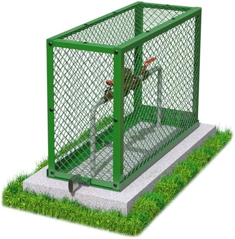 Steel Backflow Preventer Security Cage for Outside by Unknown