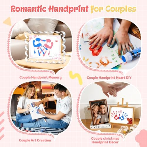 Nabance Baby Hand and Footprint Paint, Sponge Head, Baby Safe Paint, Blue - Image 5