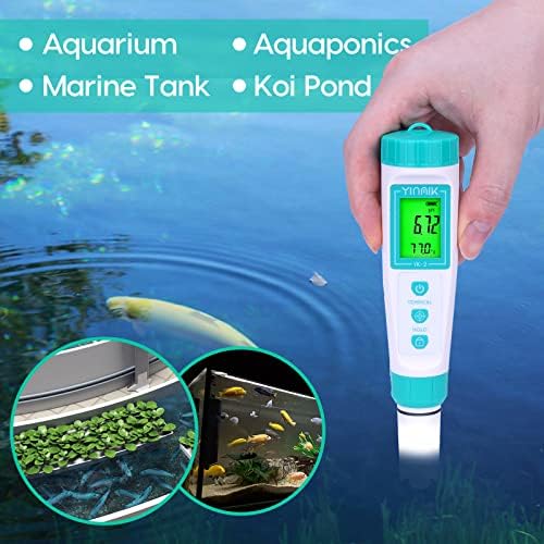 YINMIK Digital pH Meter with Extra Replaceable Probe, Pocket pH Tester for Hydroponics, Accurate Water Tester for Swimming Pool Hot Tub Aquariums Home Wine Brewing - Image 6