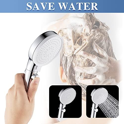 Shower Head with Handheld Shower Head with ON/Off Switch 3-Modes - Image 3