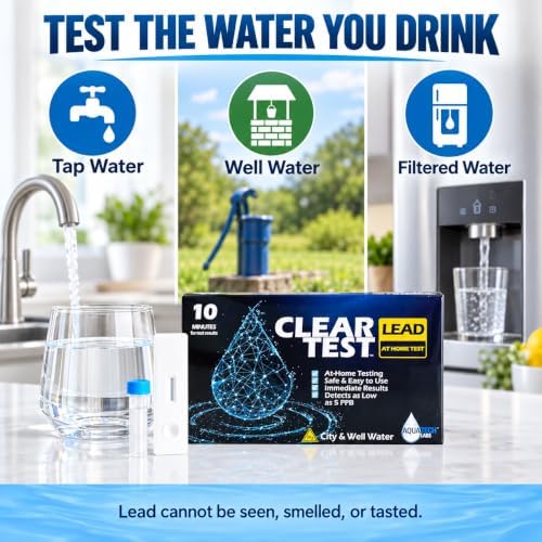 Lead Test Kit for Drinking Water – Detects Lead Below 5 PPB, Results in 10 Minutes – At-Home Water Test for Tap, Well & Filtered Water – 1 Test - Image 6