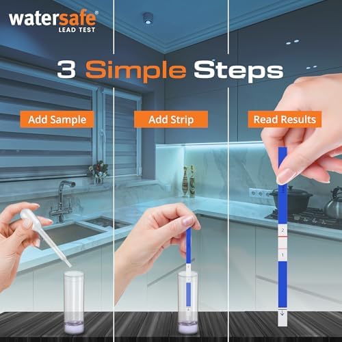 Watersafe® Lead in Drinking Water Test Kit – EPA-Compliant & Lab-Verified 8-Minute Detection Below 5 PPB – Easy & Accurate DIY Home Testing for Tap & Well Water - 4 Pack - Image 3