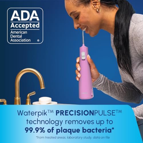 Waterpik Cordless Pulse 3100 Portable Water Flosser, Rechargeable, Mauve - Image 3
