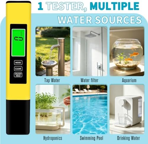 4-in-1 TDS Meter, Digital Water Quality Tester for Drinking Water - Image 5