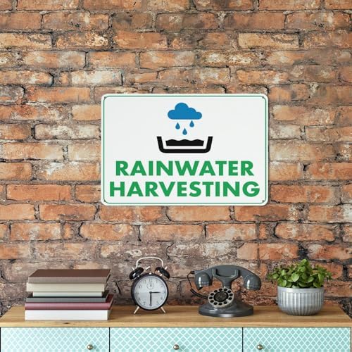 Rainwater Harvesting, Aluminum Sign, 8 x 12 Inches - Image 5