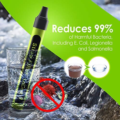 4 Pack Water Filter Straw - Water Purifying Device - Portable Personal Water Filtration Survival - for Emergency Kits Outdoor Activities and Hiking - Water Filter Camping Travel Survival Backpacking - Image 4