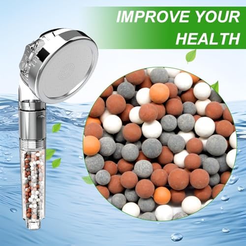 3 Packs Replacement Shower Filter Beads Four Color Replace Mineral Bead Stone Ball Handheld Showerhead Replacement Stones Replacement Anion Mineral Shower Head Bead for Filtered Shower Head - Image 5