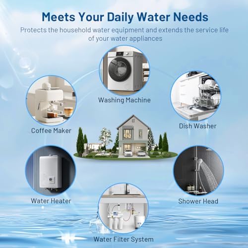 5 Micron 10" x 4.5" Whole House Carbon Block Water Filter Cartridge, 2 Pack - Image 6