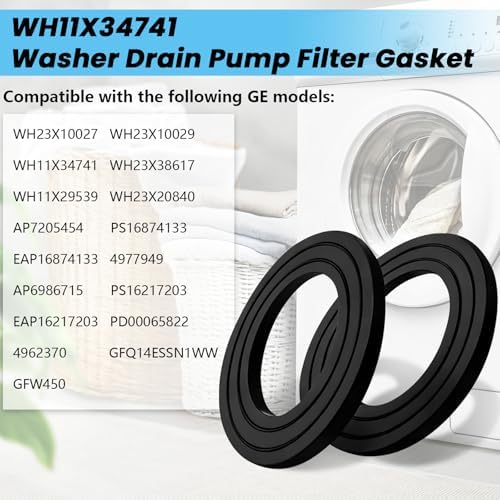 WH11X34741 Washer Drain Pump Filter gasket - Image 2