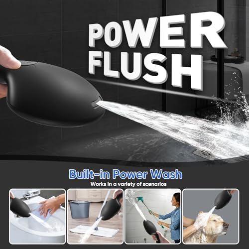 Cobbe 9 Spray Modes Handheld Shower Head, Water-Saving, Matte Black - Image 5