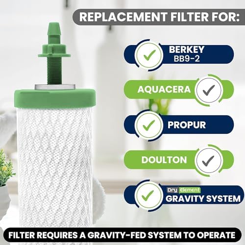 Aqua Sterling Purification System - High Capacity, Clear Gravity-Fed Water Filtration System - Drinking Water Filter System - Image 2