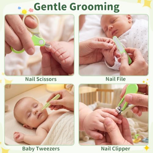 Newborn Essentials Kit, All-in-1 Grooming Gifts for Baby Shower & Registry - Image 5
