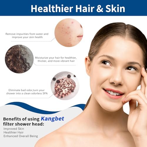 Filtered Shower Head - Water Softener Shower Head - Shower Filter for Hard Water Remove | Reduces Impurities Chlorine and Harmful Substances - Chrome - Image 2