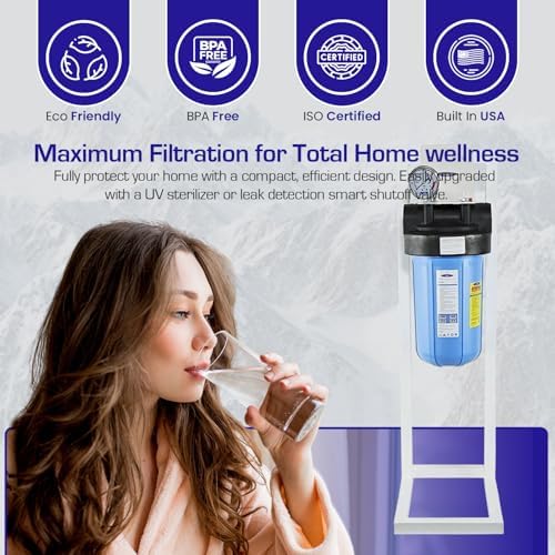 Compact Whole House Water Filter | Metal Removal (2-4 GPM | 1-2 People) - 1-1/2" - Image 3