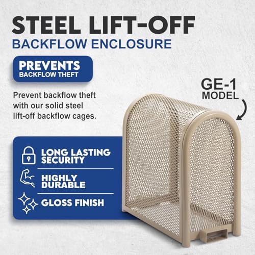Premium Backflow Preventer Security Cage with Locks and Anchors, Small - Image 3