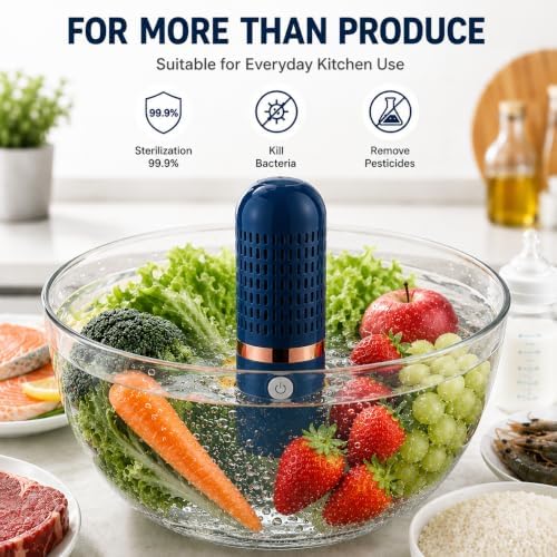 Fruit and Vegetable Washing Machine,Fruit Cleaner Device with OH-ion - Image 2