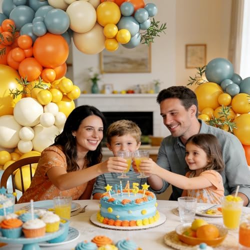 CROSSFINGERS Here Comes the Son Balloon Arch Kit for Baby Shower Decoration - Image 4
