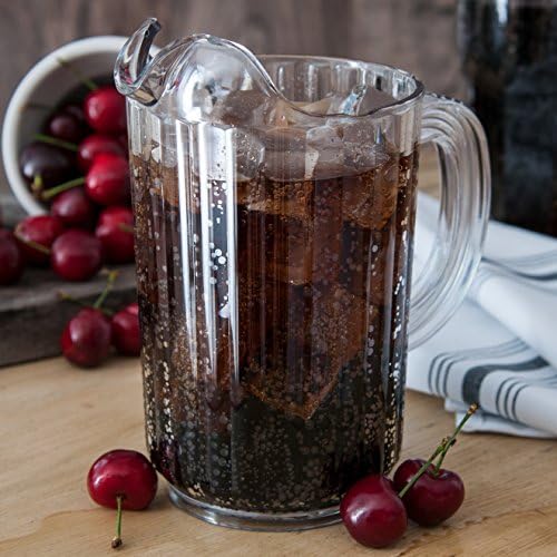Carlisle FoodService Products 553607 32 Ounce, Pitcher, Polycarbonate, Clear, 32 Ounces (Pack of 6) - Image 5