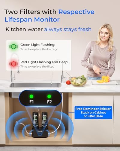 Waterdrop DLG-L Under Sink Water Filter System, Reduces Chlorine Lead - Image 5