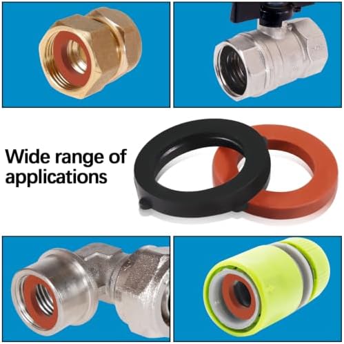 150 Pcs Faucet Washers & Power Pressure Washer O Ring & Hose Washers Kit - Image 5