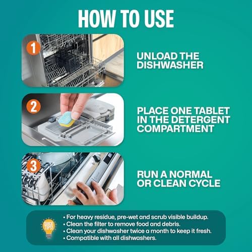 Sudstainables Dishwasher Cleaner Tablets, 24 Count - Image 3