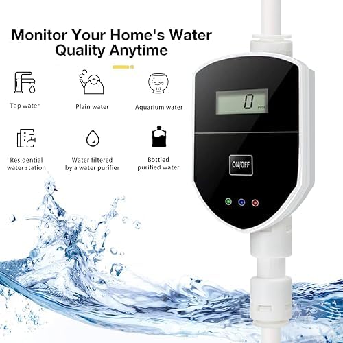in-Line TDS Meter, Digital Water Tester and PPM Measurement Meter Monitor - Image 2