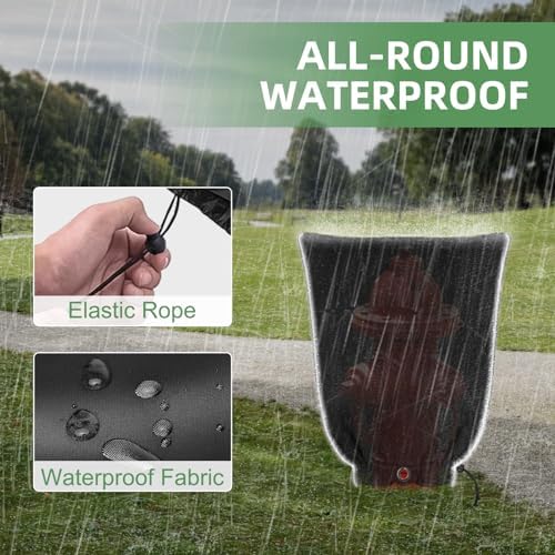 Backflow Preventer Insulation Cover, 24"×24", Black - Image 4