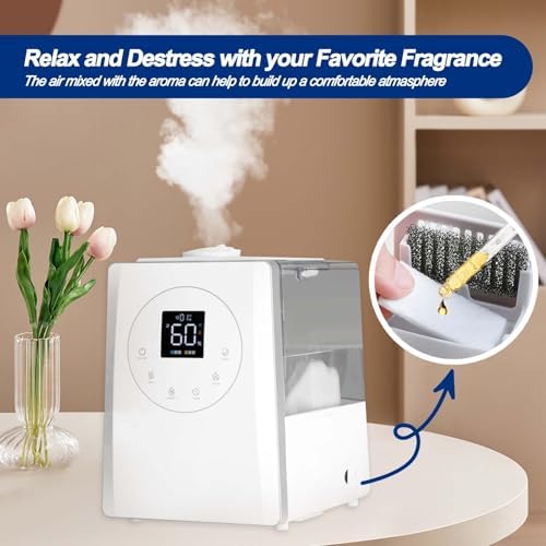 40 Pack Humidifier Replacement Filters and Aroma Pads for LEVOIT, Compatible with LV600HH LV600S OasisMist450S OasisMist600S, Capture Fine Particles to Improve Humidification Efficiency, White - Image 5