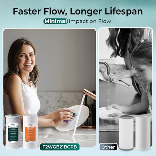 iSpring F2WGB21BCPB Sediment & Lead Removal Water Filter Set for WGB21B-CPB - Image 5