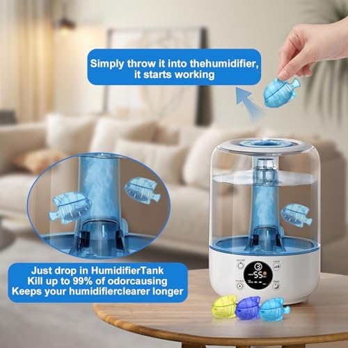 10PC Humidifier Cleaner Fish Universal Humidifier Tank Cleaner Cleaner - Image 5
