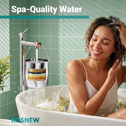 KOSNEW® Bath Faucet Filter, 10-Stage Advanced Shower Water Filter - Image 3