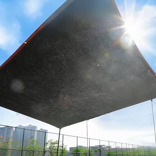 winemana Black Shade Cloth, 3.3 x 13.3 FT Mesh Tarp for Garden Greenhouse - Image 4