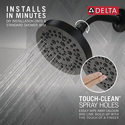 Delta 52535 Universal Showering 1.75 GPM Multi Function Shower Head with Touch-Clean Nozzles - Image 4