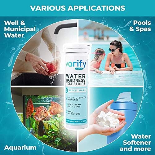 Varify Water Hardness Test Kit - Hard Water Test Strips for Well & Home - Image 4