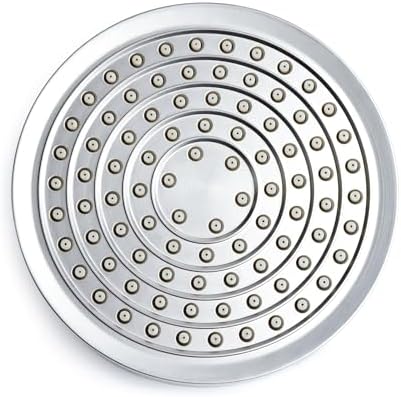 Winthorpe 6 Inch Rain Shower Head, High Pressure Fixed Showerhead, 90 Jets for Full Body Coverage, Adjustable 1.8 or 2.5 GPM Flow Inserts, Tool Free 1 Minute Install, Brushed Nickel - Image 5