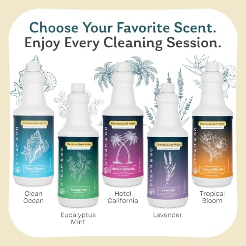 Steam & Go Demineralized Water for Steam Mop – Hotel California Scent, 32 Ounces (Pack of 1) | Scented Floor Cleaner Solution, Ready-to-Use, Compatible with Any Steam Cleaner - Image 4