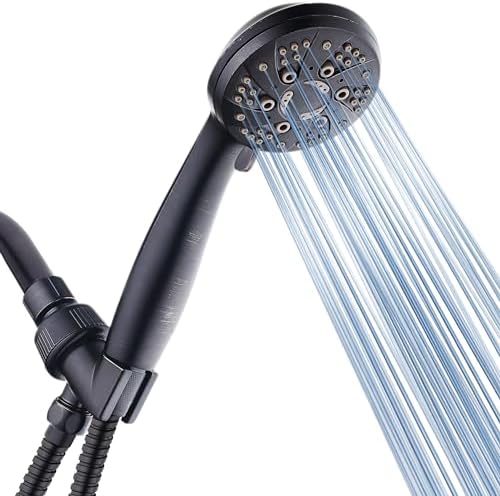 AquaDance High Pressure Luxury 6-mode Spiral Ergonomic Handheld Shower Head by AquaDance