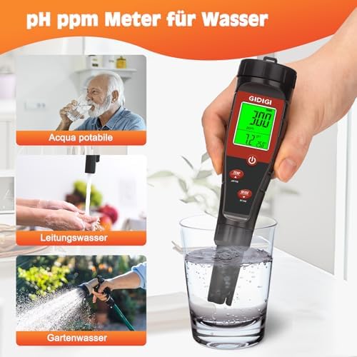 Digital pH Tester for Water, pH Meter for Hydroponic Water - Image 3